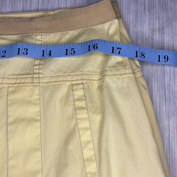 NEESH by DAR pale yellow drop waist skirt with unusual pleats - Picture 10 of 13